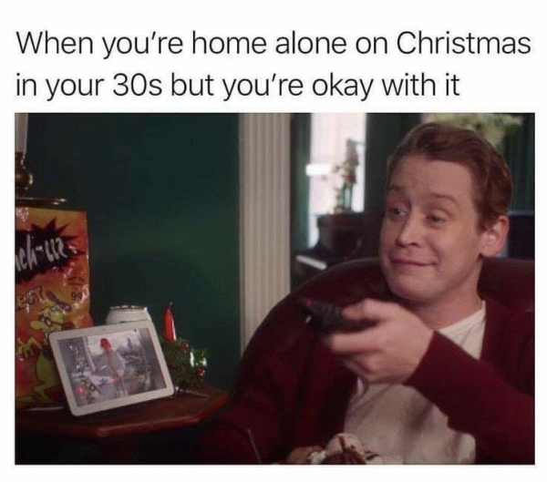 macaulay culkin new home alone - When you're home alone on Christmas in your 30s but you're okay with it