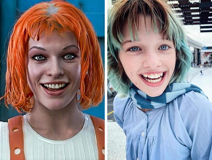 Milla Jovovich and Ever Anderson