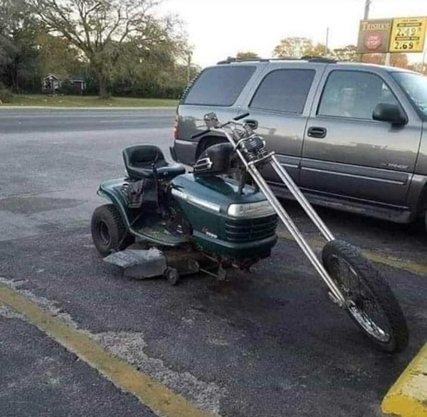 lawn mower motorcycle