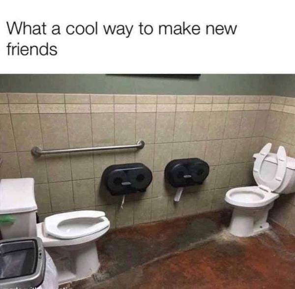 old fashioned poop off - What a cool way to make new friends