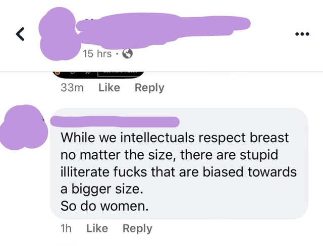 diagram - 15 hrs. 33m While we intellectuals respect breast no matter the size, there are stupid illiterate fucks that are biased towards a bigger size. So do women. 1h