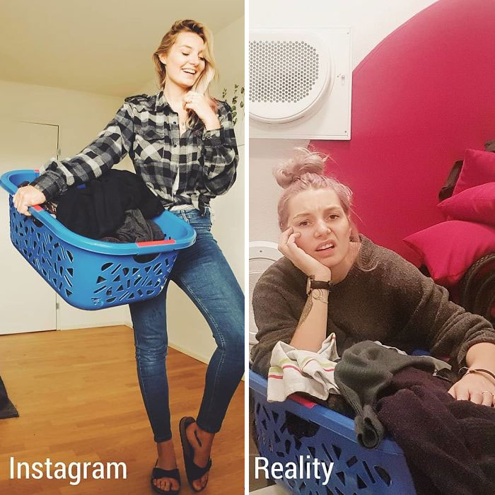 sitting - Instagram Reality is
