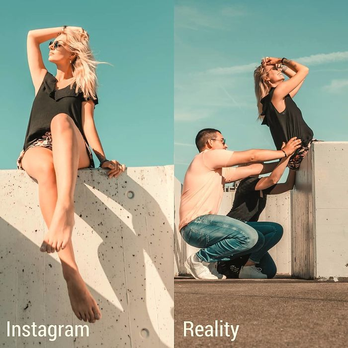instagram vs reality
