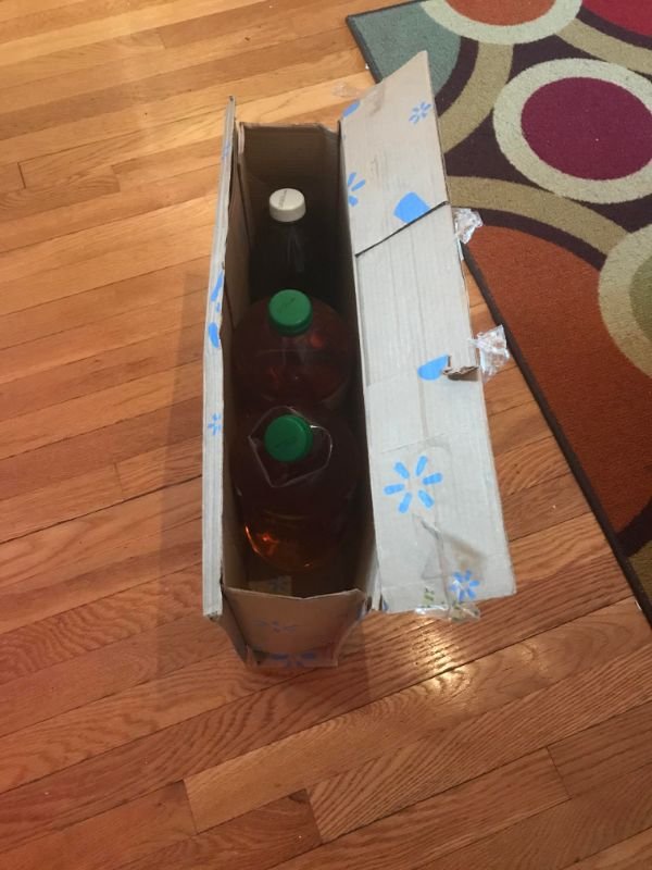 “Saved for months, bought an $850 laptop online, waited 1.5 weeks for shipping, and it ended up being 3 jugs of Walmart brand juice instead.”