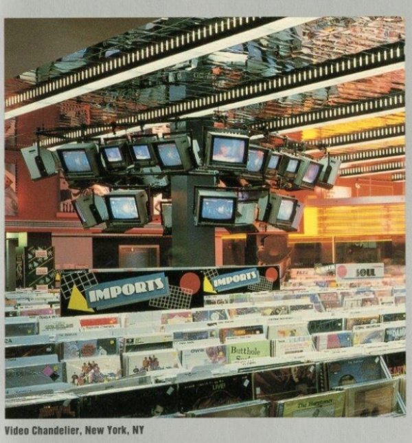 80s nostalgia - electronics - Murottle Mini Sou Dod Imports Butthole Video Chandelier, New York, Ny