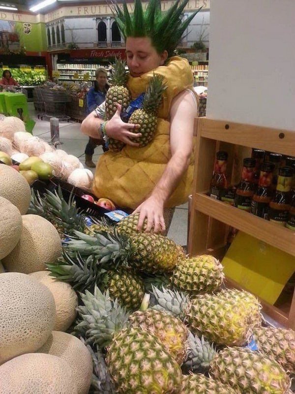 cursed images of pineapples - Fruit Led Hem W