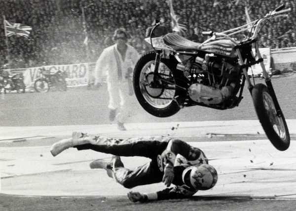 evel knievel crash