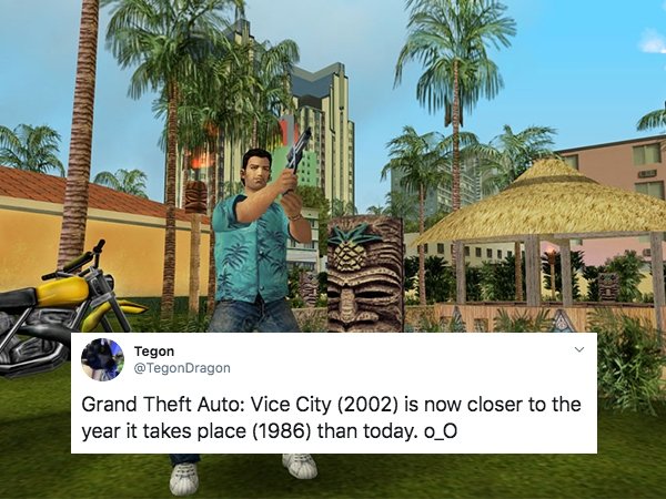 palm tree - Llllllll Tegon Dragon Grand Theft Auto Vice City 2002 is now closer to the year it takes place 1986 than today. o_O