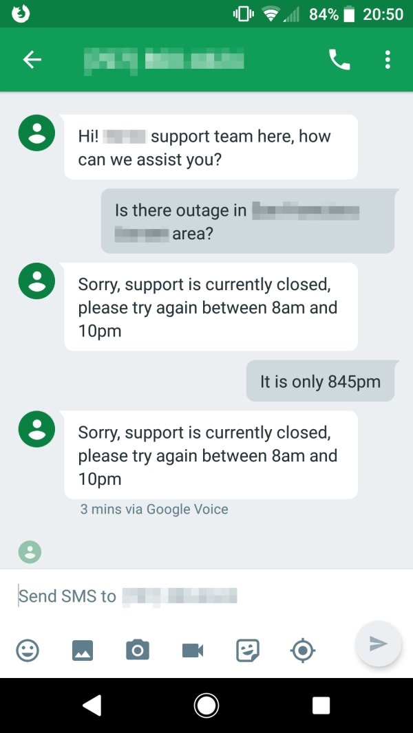 clean my house app - 1 84% | Hi! 1 support team here, how can we assist you? Is there outage in area? Sorry, support is currently closed, please try again between 8am and 10pm It is only 845pm Sorry, support is currently closed, please try again between 8