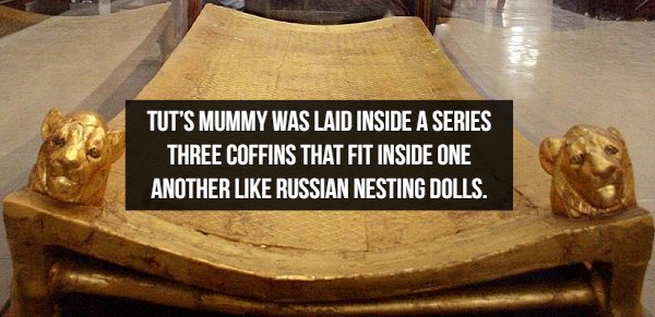 cairo museum - Tut'S Mummy Was Laid Inside A Series Three Coffins That Fit Inside One Another Russian Nesting Dolls.