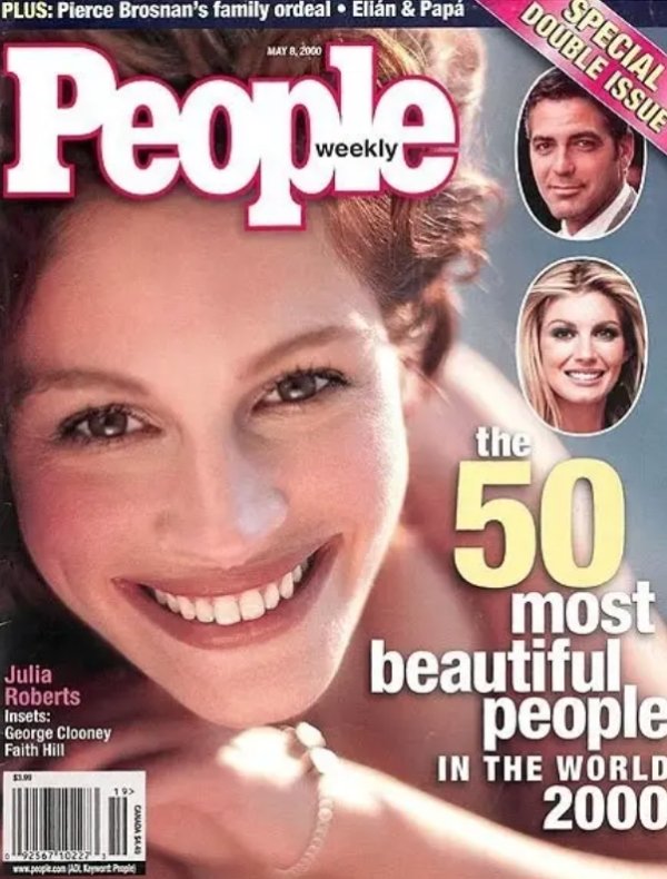 Julia Roberts was named one of People’s 50 Most Beautiful People in the World.