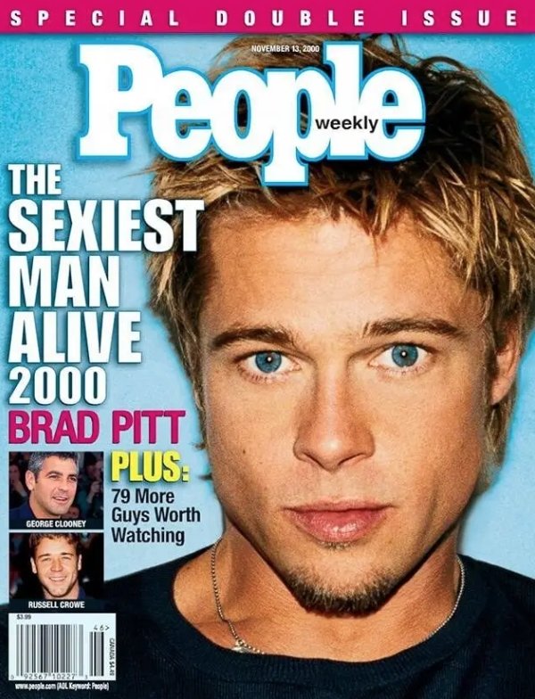 And Brad Pitt was was named People’s Sexiest Man Alive.