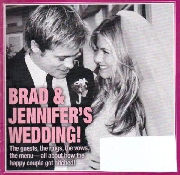 Brad Pitt and Jennifer Aniston tied the knot in a lavish Malibu wedding.