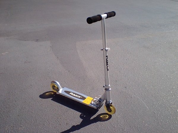 Razor scooters were the most popular toy of the year.
