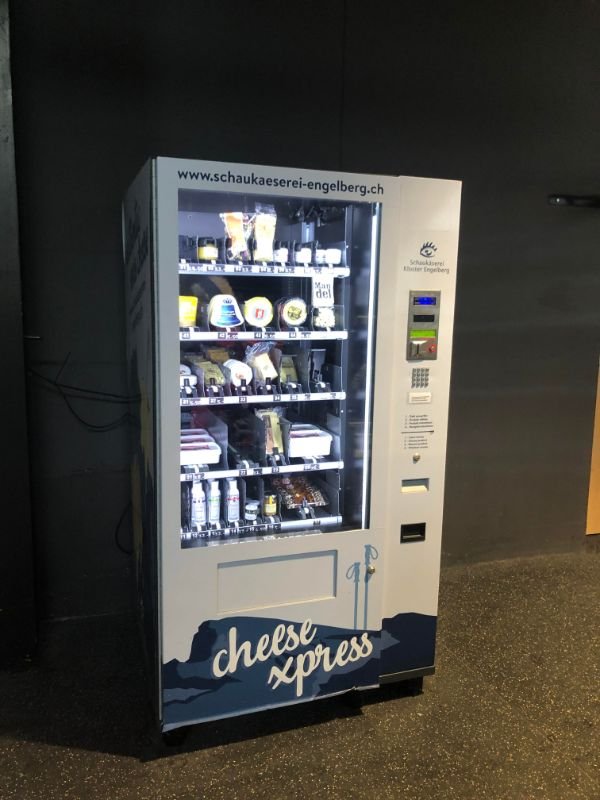 “Here in Switzerland, we have vending machines just for selling cheese!”