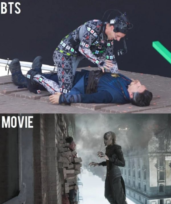 avengers before and after - Bts Movie