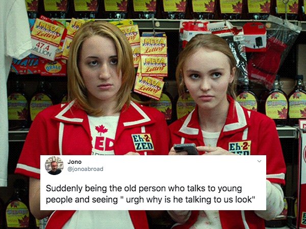 Harley Quinn Smith - Ima ooooo Rale Leden Eh 2 Vaet Eh2 Jono Suddenly being the old person who talks to young people and seeing "urgh why is he talking to us look" Ny