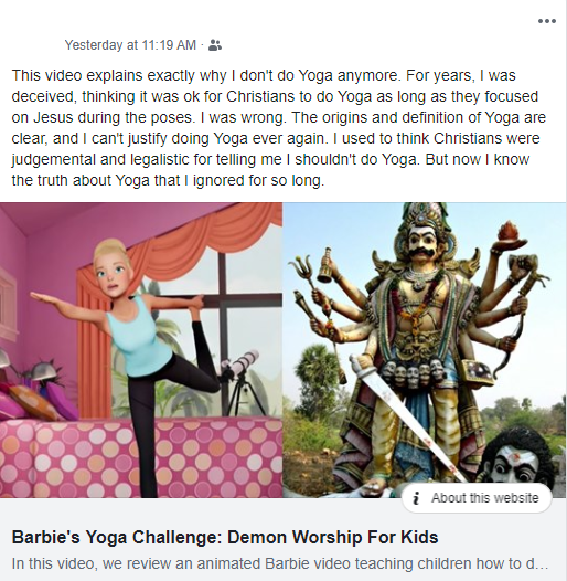 kaval deivam - Yesterday at This video explains exactly why I don't do Yoga anymore. For years, I was deceived, thinking it was ok for Christians to do Yoga as long as they focused on Jesus during the poses. I was wrong. The origins and definition of Yoga