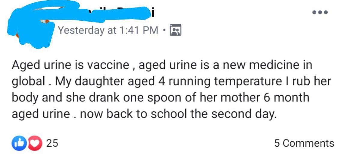 diagram - Yesterday at Aged urine is vaccine , aged urine is a new medicine in global. My daughter aged 4 running temperature I rub her body and she drank one spoon of her mother 6 month aged urine . now back to school the second day. Do 25 5
