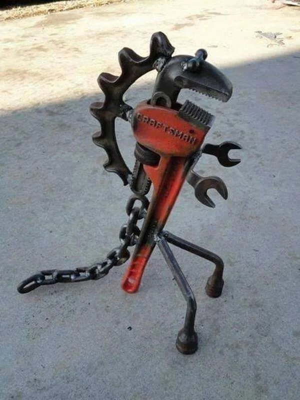 welded tool art - News