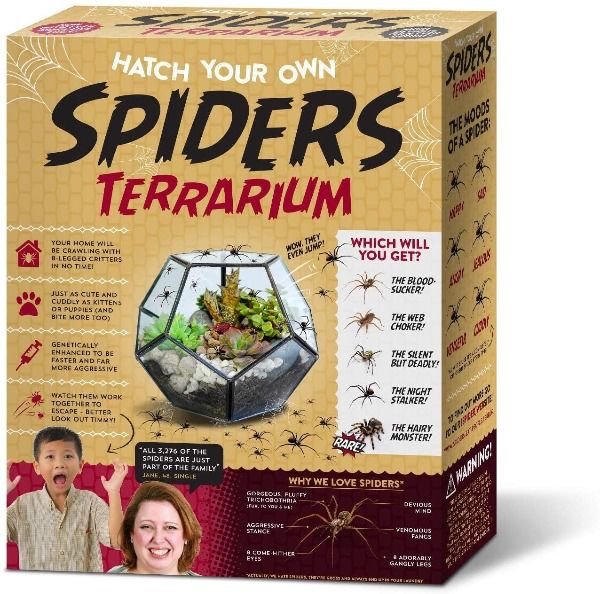 hatch your own spider terrarium - Hatch Your Own Spiders Terrarium 04.Pdp How. Wr! Your Home Will De Crawling With HLegged Critters In No Time! Which Will You Get? The Blood Suckeri Just As Cute And Cuddly As Kittens Da Puppies Cand Bite Wore Too The Wer 