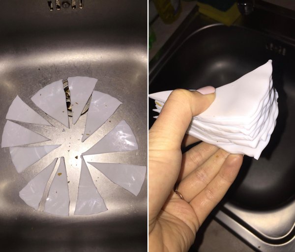 “The way my plate broke in almost even pieces.”