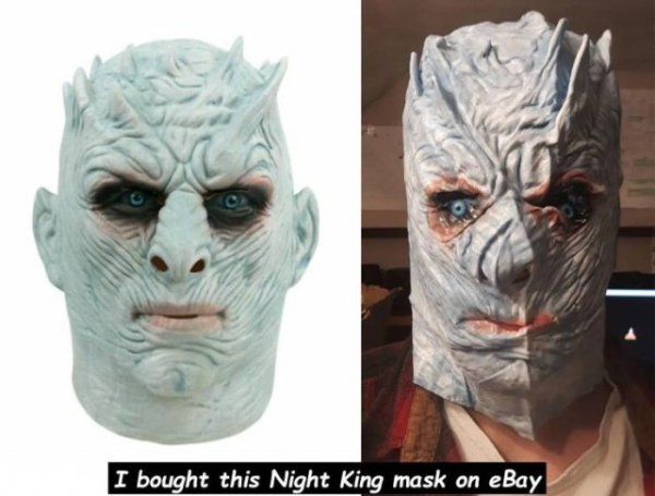 night king mask reddit - I bought this Night King mask on eBay