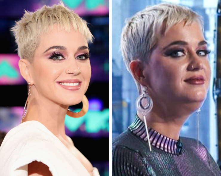 katy perry ugly hair
