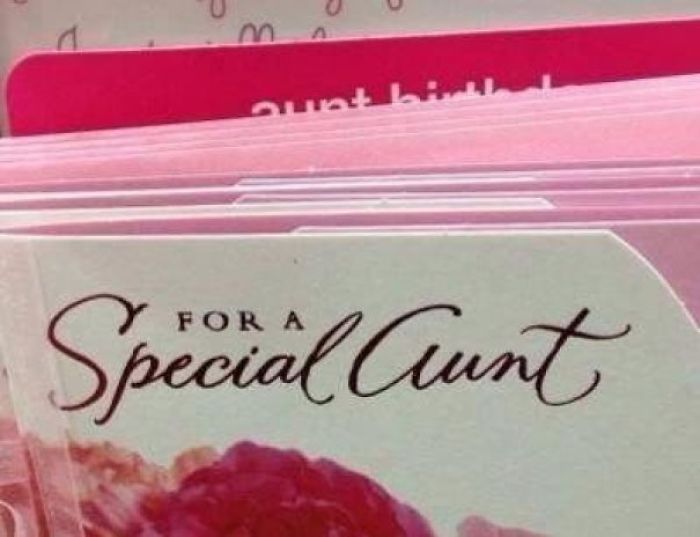 font matters - For Special Cunt