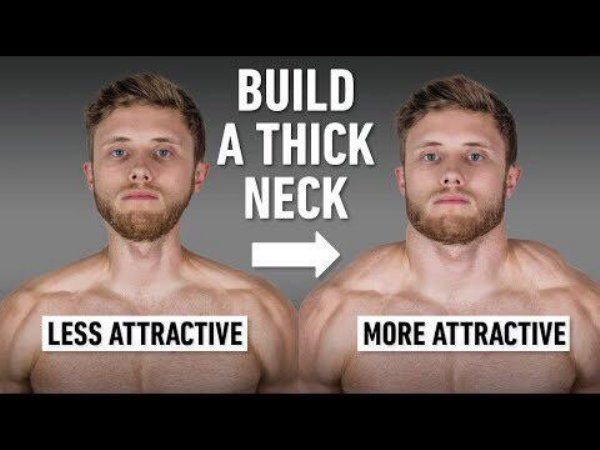 neck curls - Build A Thick Neck Less Attractive More Attractive