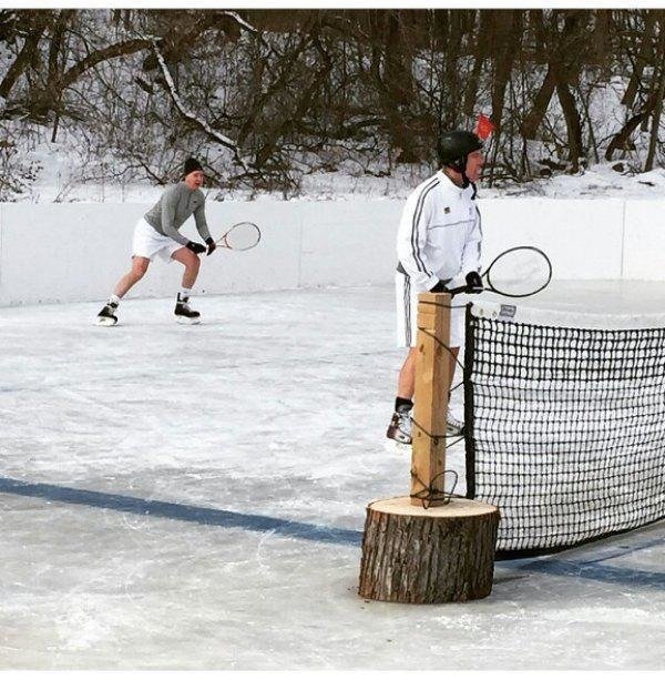 winter tennis