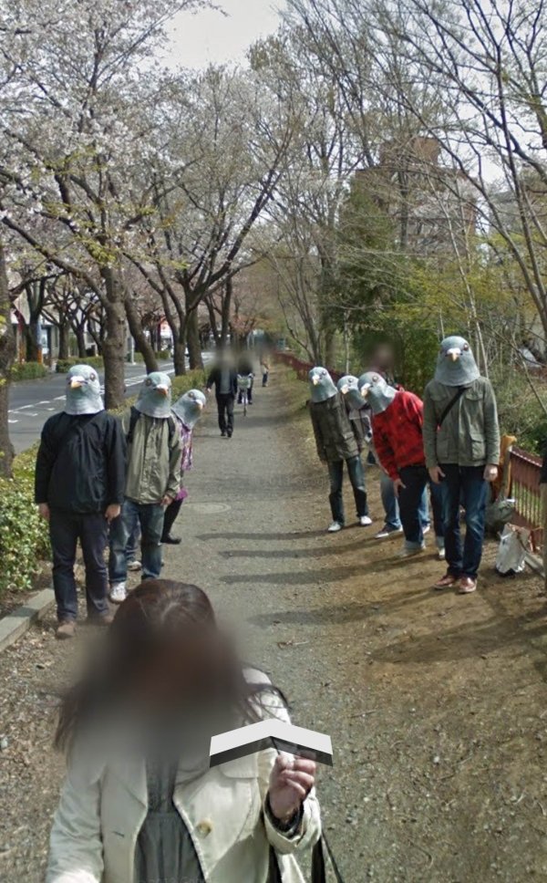weird things on google maps