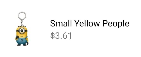 cartoon - Small Yellow People $3.61