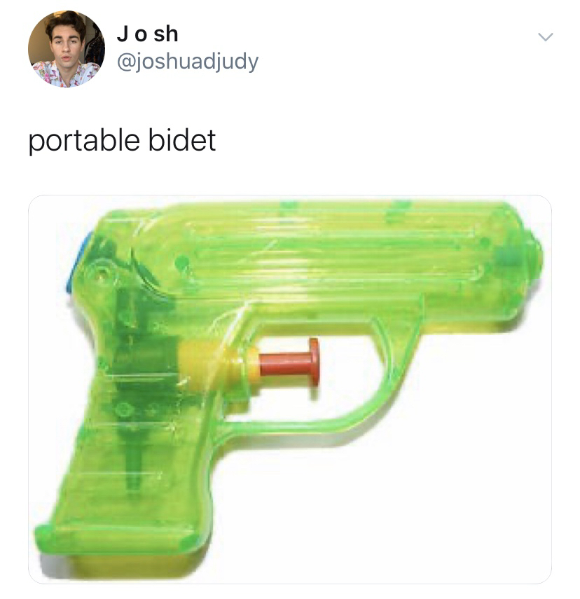small water gun - Josh portable bidet