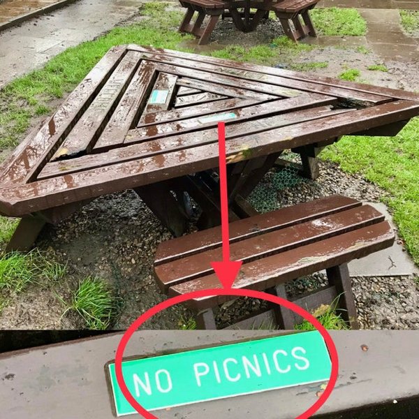 table - No Picnics