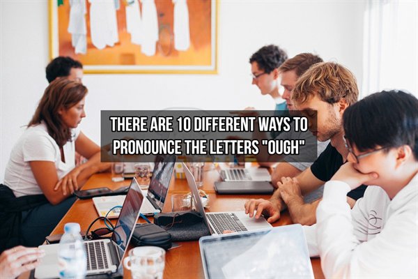 Meeting - There Are 10 Different Ways To Pronounce The Letters "Ough".