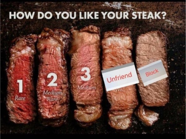 do you like your steak - How Do You Your Steak? Block Unfriend Medium Medium Rare Rare