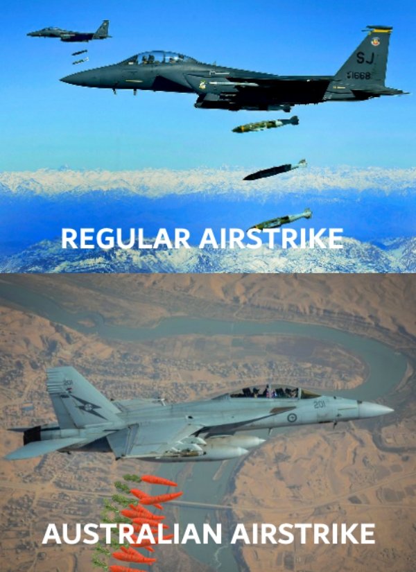 air force - Sj 1668 Regular Airstrike Australian Airstrike