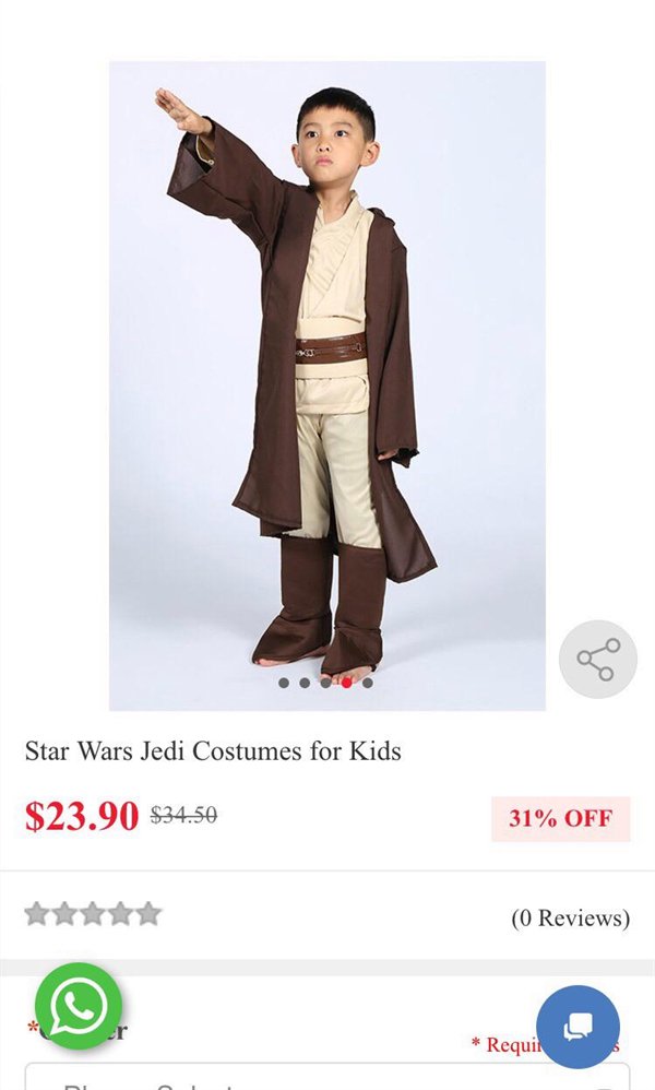 jedi kids costume - Star Wars Jedi Costumes for Kids $23.90 $34.50 31% Off O Reviews Requii