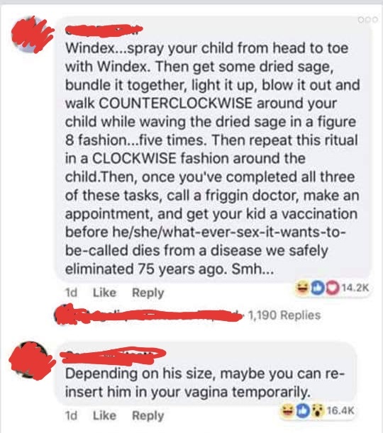huntington's disease chromosome - 000 Windex...spray your child from head to toe with Windex. Then get some dried sage, bundle it together, light it up, blow it out and walk Counterclockwise around your child while waving the dried sage in a figure 8 fash