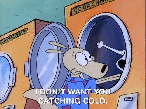 cartoon - Scorchma Chmaster I Don'T Want You Catching Cold.