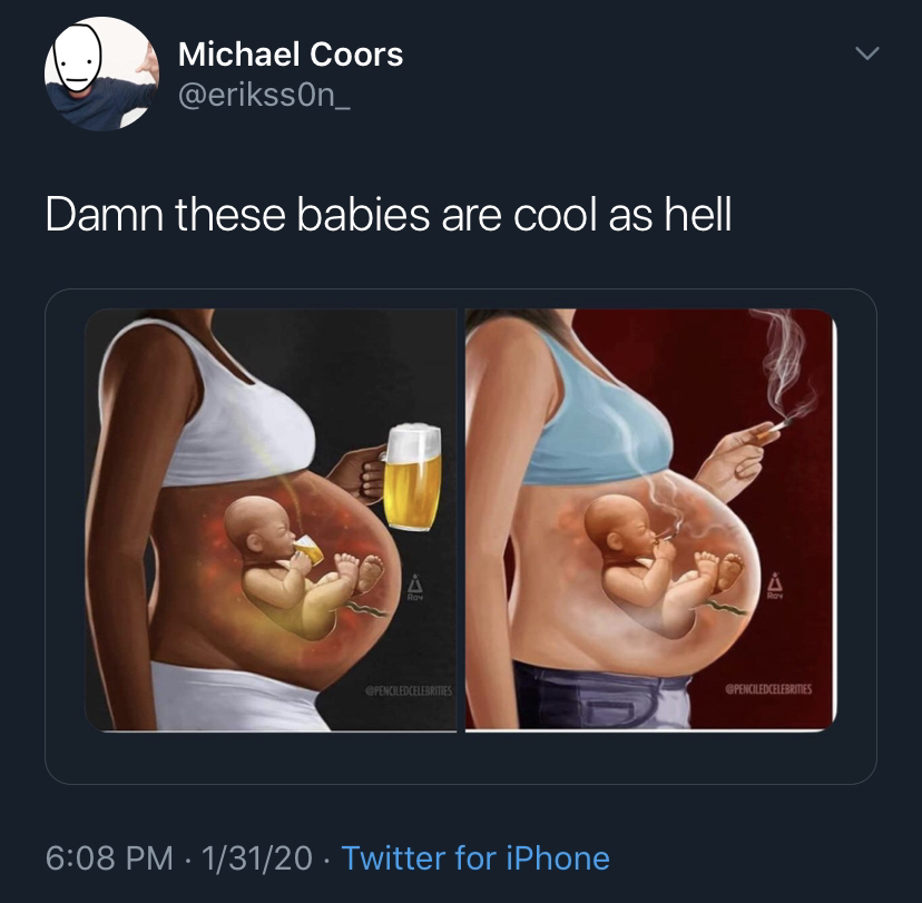 baby just vibing - Michael Coors Damn these babies are cool as hell, Penciledcelebrities Penciledcelebrities 13120 Twitter for iPhone