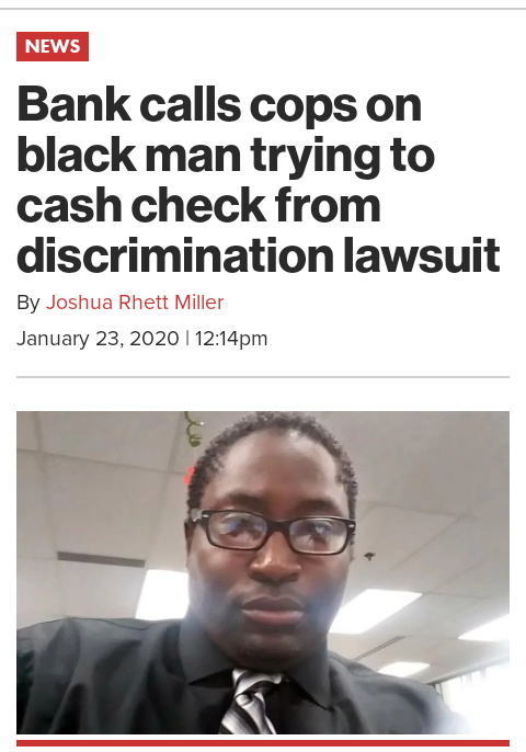 key bank - News Bank calls cops on black man trying to cash check from discrimination lawsuit By Joshua Rhett Miller | pm