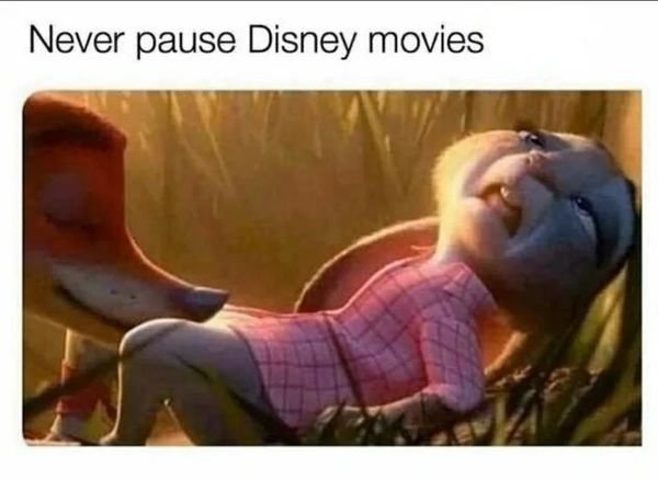 never pause disney movies - Never pause Disney movies