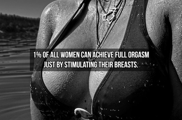 breast love - 1% Of All Women Can Achieve Full Orgasm Just By Stimulating Their Breasts.