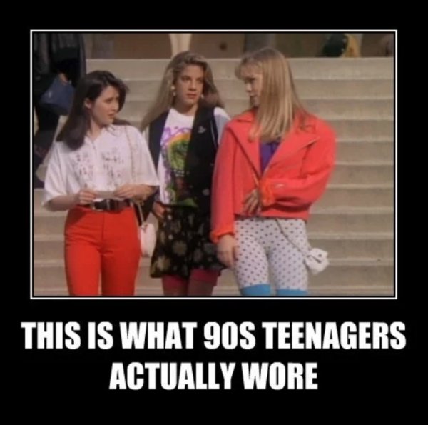 90s were the best - This Is What 90S Teenagers Actually Wore