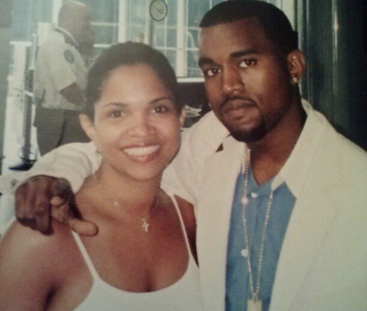 “My mom and Kanye West used to go together back in the day.”