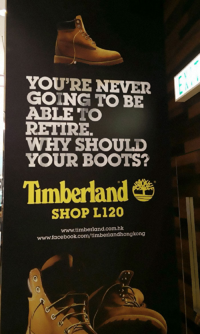 boring dystopia - You'Re Never Going To Be Able To Retire. Why Should Your Boots? Timberland Shop L120 ,