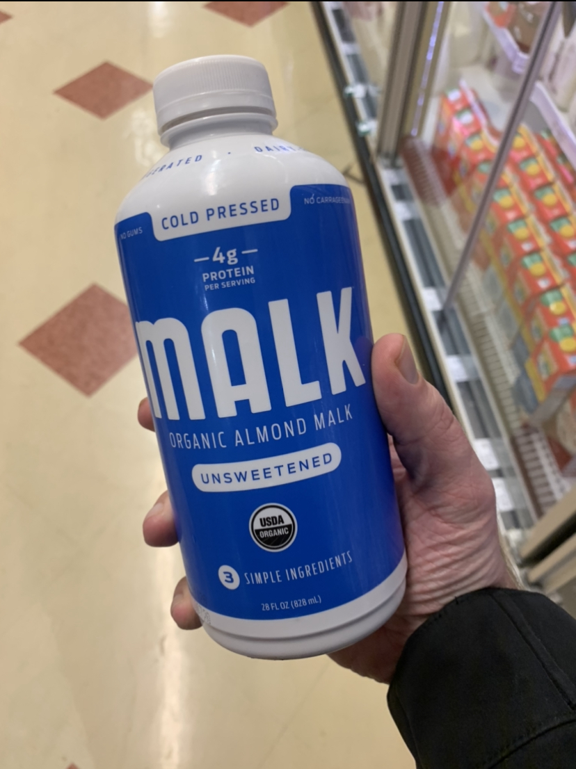 drink - Cold Pressed 48 Protein Organic Almond Malk Unsweetened Ole Ingredients