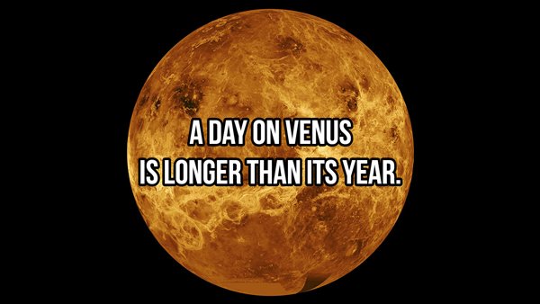 venus planet face - A Day On Venus Islonger Than Its Year.